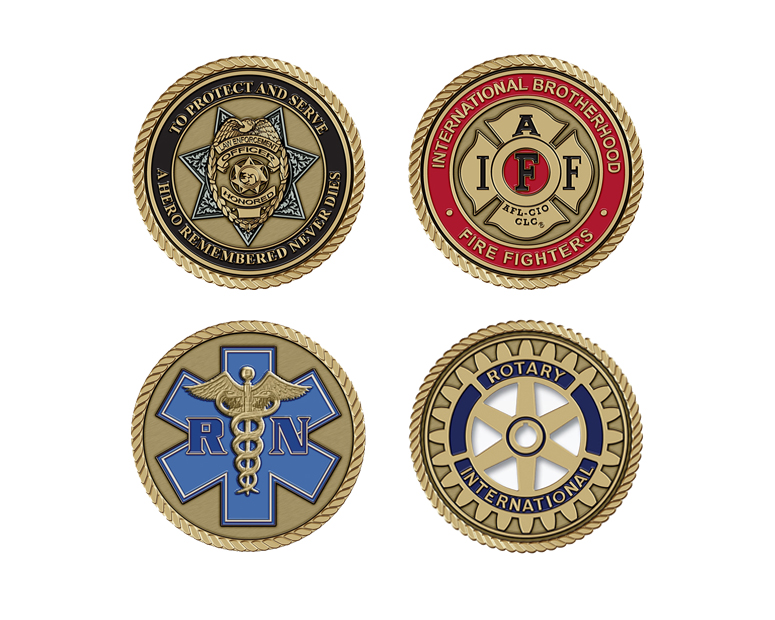 Embossed Emblems